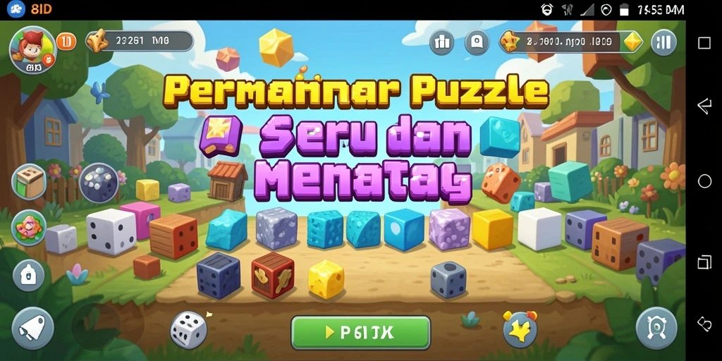 Tampilan gameplay 8ID yang menarik dan menantang puzzle.
