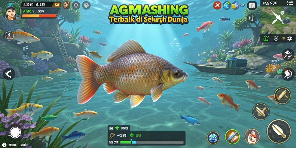 Tangkapan ikan yang menarik dalam gameplay AGAM69.