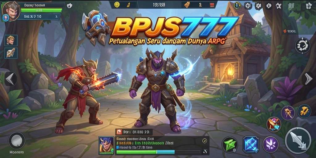 Screenshot gameplay mendebarkan dari BPJS777 dengan aksi petualangan yang intens.