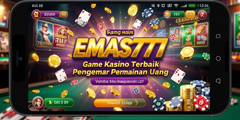 Tampilan gameplay menarik di EMAS777 dengan berbagai pilihan permainan Kasino.