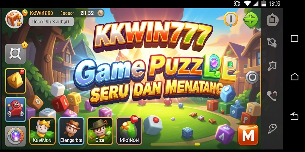 Tangkapan layar KKWIN777 menampilkan gameplay Puzzle yang menarik.